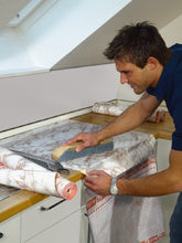 Load image into Gallery viewer, D-C-Fix 346-8032 Self Adhesive Film 26" x 78" Marble Brown