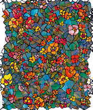 Load image into Gallery viewer, D-C-Fix 346-0431 Venetian Garden Self Adhesive Décor/Window Film 17" x 78"