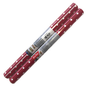 D-C-Fix 346-0627 Self Adhesive Film 17"x78" Petersen Red